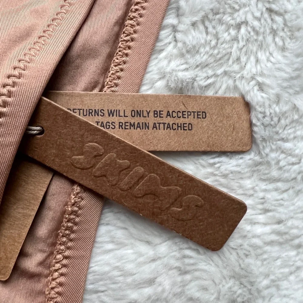SKIMS Swim Dipped Front Bottom Ochre Tan Bikini SW-TAN-0147 Women Size 4X NEW